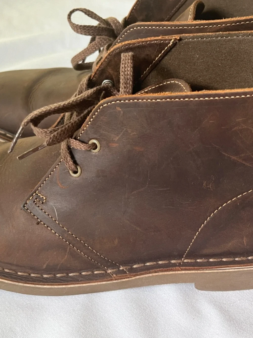 CLARKS Bushacre 2 Chukka Boots, Men's size 10M, like new!